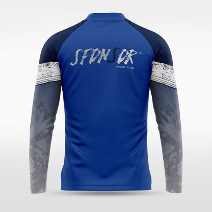 Blue Embrace Splash Custom 1/4 Zip Top