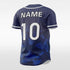 Camouflage 2 Custom Team Jersey Blue