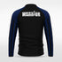 Black Historic India Sublimated 1/4 Zip Top