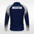 Navy Blue Historic Greek Full-Zip Jacket Design