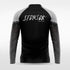 Black Embrace Splash Men 1/4 Zip Jersey for Team