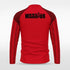 Red Historic India Men 1/4 Zip Jersey for Team