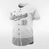 Gray Men Baseball Jersey