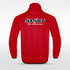 Red Historic Greek Full-Zip Jacket for Team