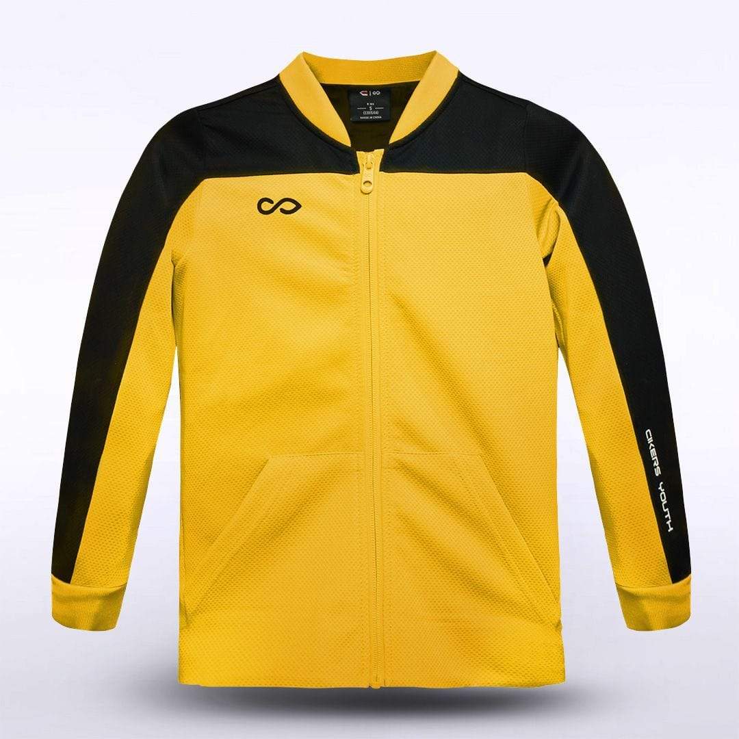 Kid Zip Top for Team Yellow