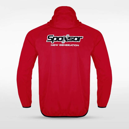 Red Light Speed Full-Zip Jacket Design