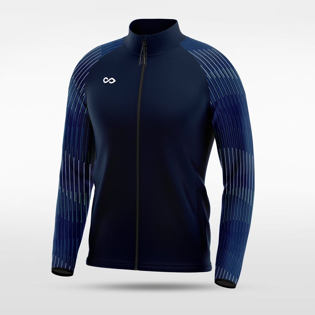 Navy Embrace Orbit Full-Zip Jacket Design