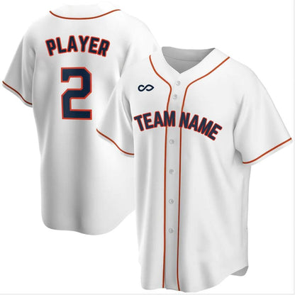 White Men Baseball Jersey