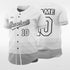 Gray Sublimated Baseball Jersey