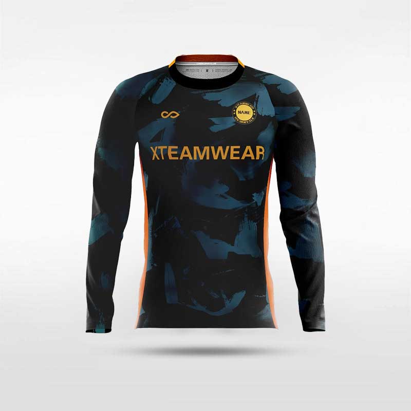 Ink Long Sleeve Soccer Jersey