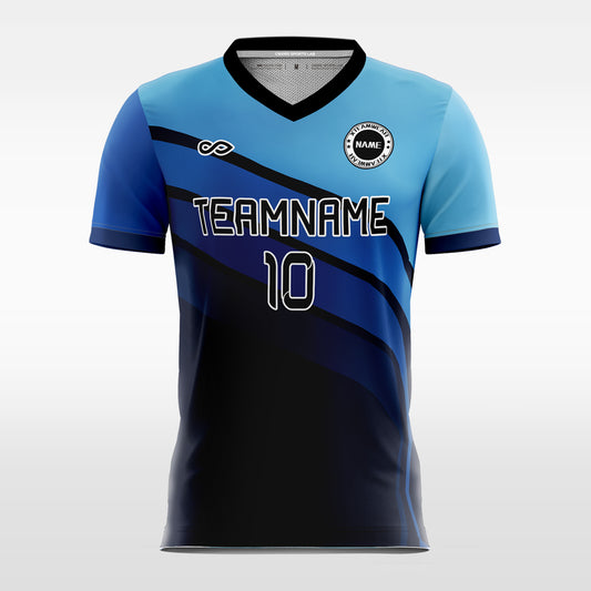 Cool Blue Split - Custom Kids Soccer Jerseys Design Online