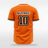 Orange Custom Baseball Jersey