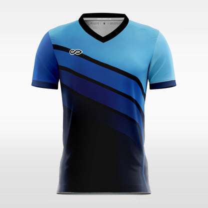 Cool Blue Split - Custom Kids Soccer Jerseys Design Online