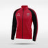 Embrace Radiance Full-Zip Jacket Design Red