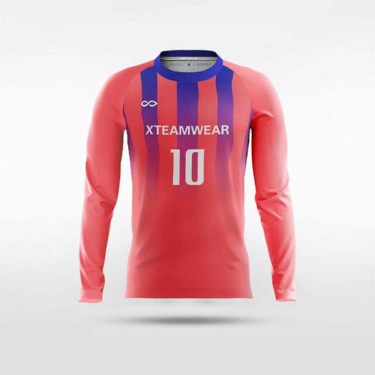 Long sleeve soccer jersey