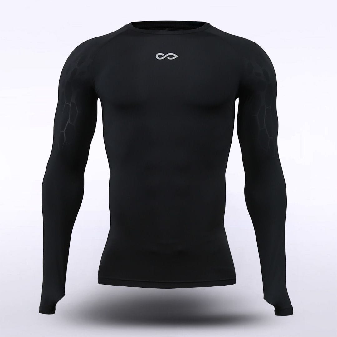 Dragon Vein Adult Top Long Sleeve Black