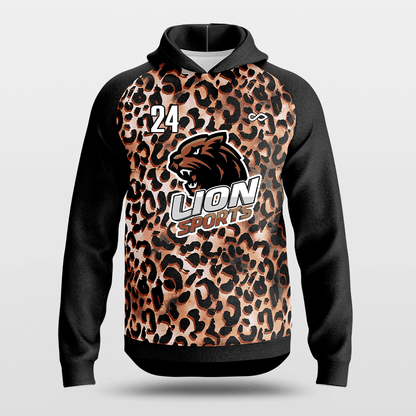 Leopard?training Hoodie Black