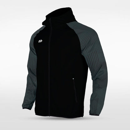 Black Embrace Orbit Sublimated Full-Zip Jacket