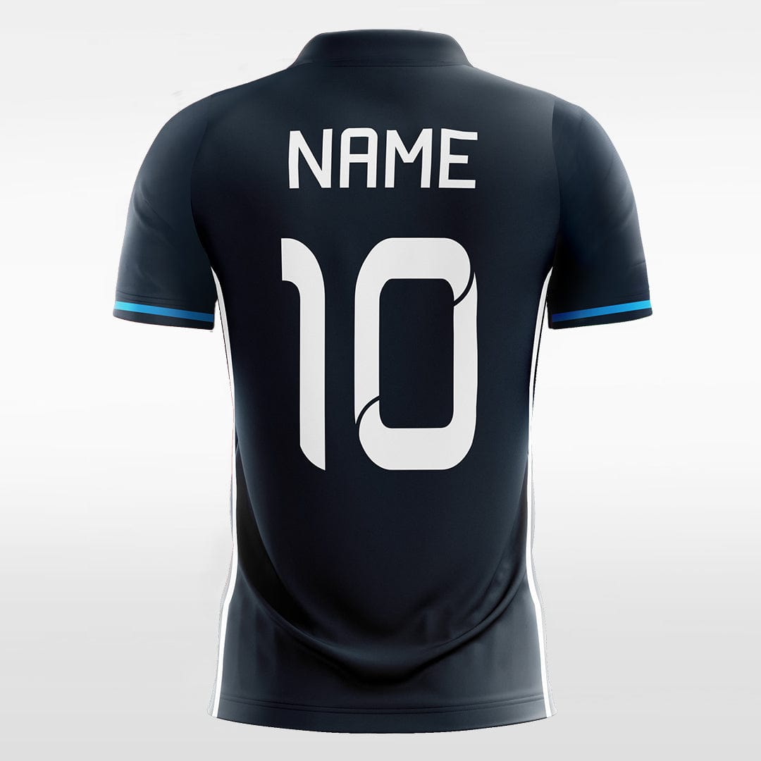 Customized Men Soccer Jersey Blue