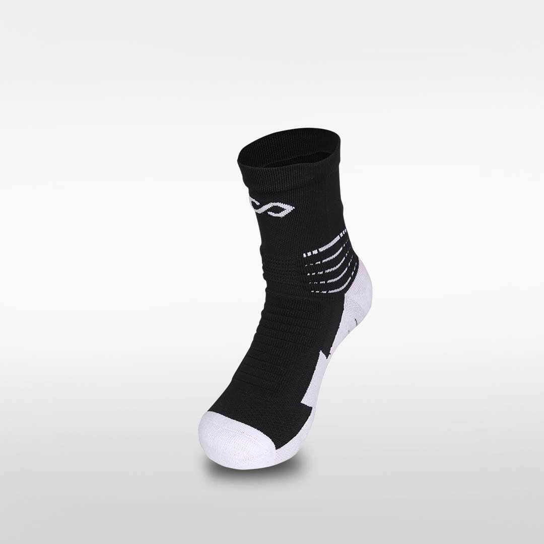 Nubara Mid-Calf Sports Socks - A17B302AGB3 black