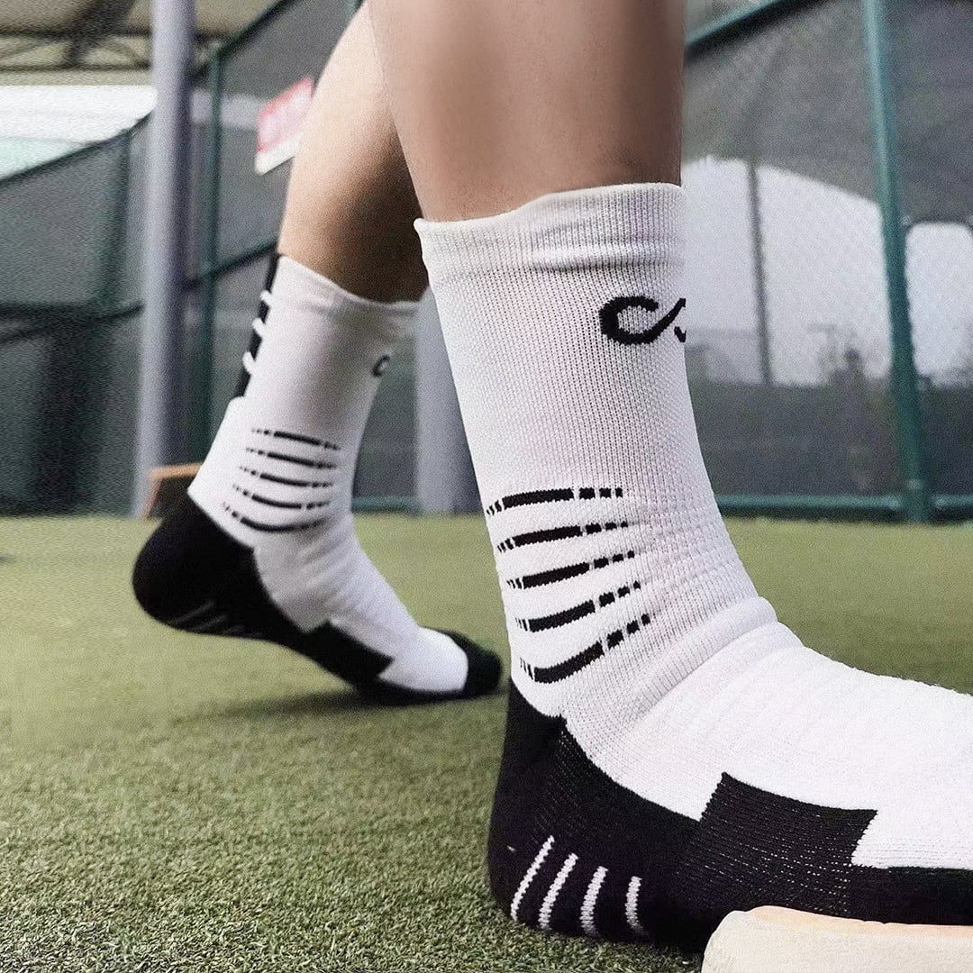Nubara Mid-Calf Sports Socks - A17B302AGB3 black