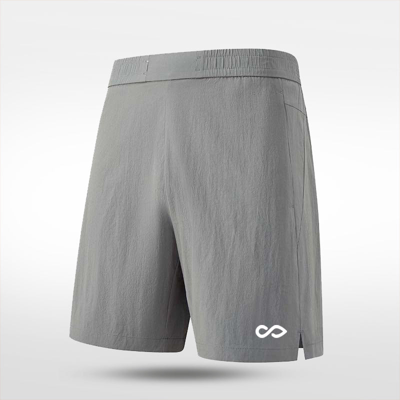 Ventara Ice Silk Sports 5 Inch Shorts - AL203ZFBS3 silver