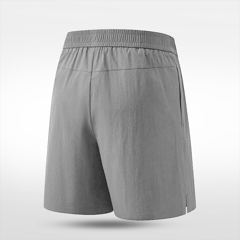 Ventara Ice Silk Sports 5 Inch Shorts - AL203ZFBS3 silver