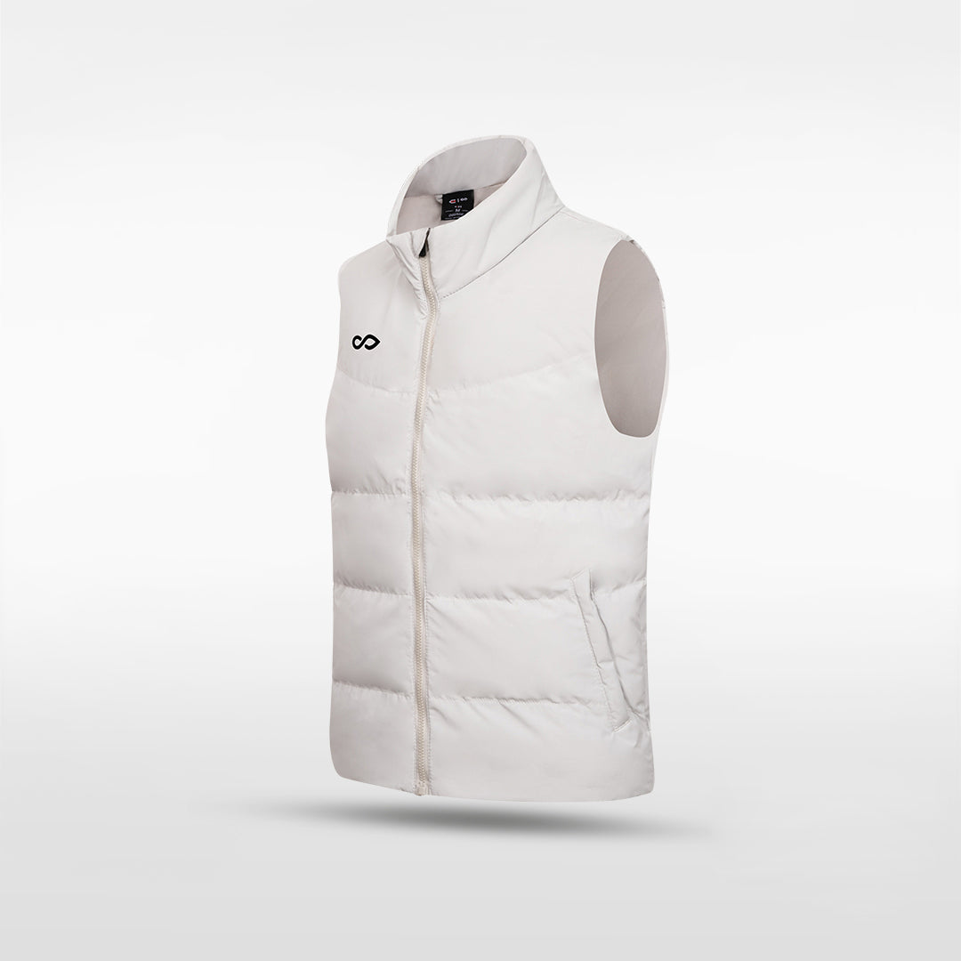 Kid  Cotton Vest Puerara - AL283AQA8 silver