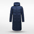 Long Padded Jacket Falara - AL426CHZ3 navy