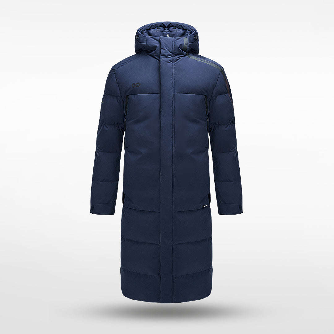 Long Down Jacket Falchara- AL436CHZ1 navy