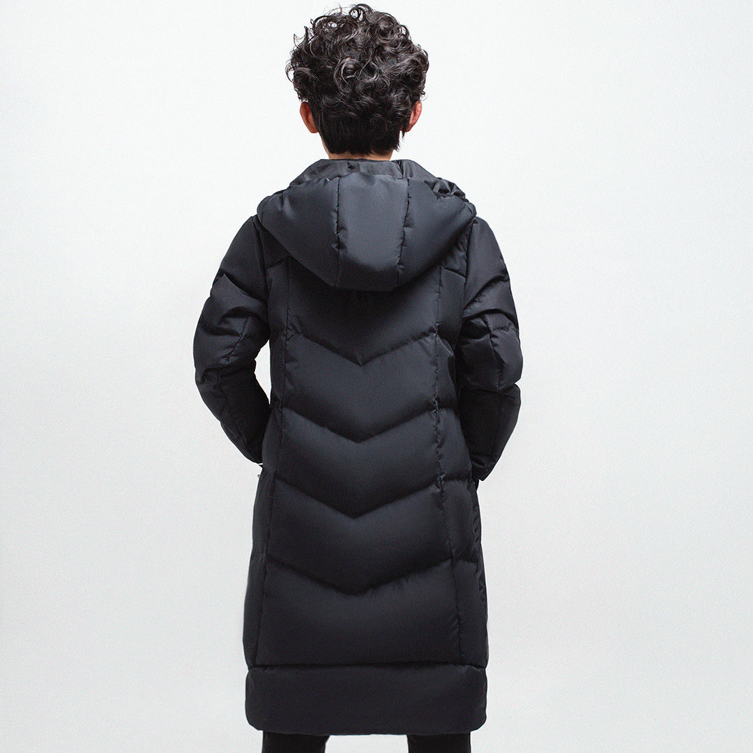 Kid Long Down Jacket Ignara - AL436ZSZ8 black