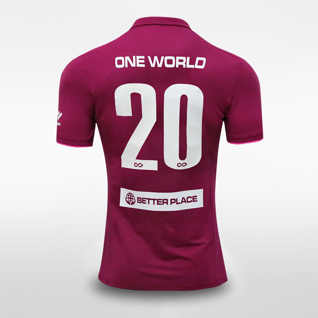 Soccer Jersey Honara - AS206AZZ1 deeppink
