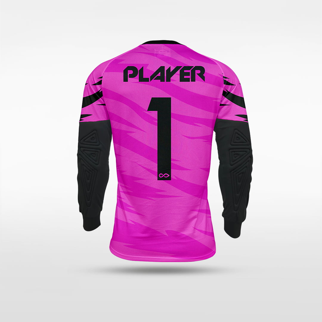 Kid Long Sleeve Goalkeeper Jersey Tigrora - AS222ATLS8 hotpink