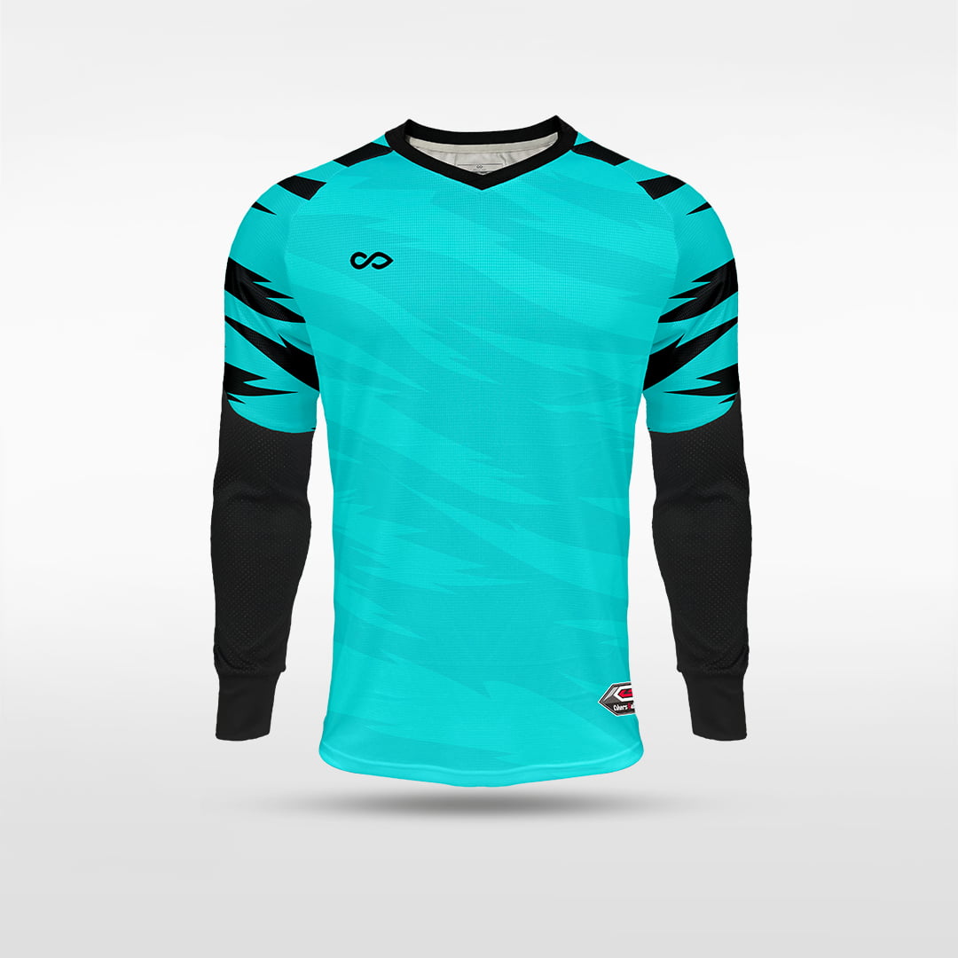 Kid Long Sleeve Goalkeeper Jersey Tigrora - AS222ATLS8 mediumspringgreen