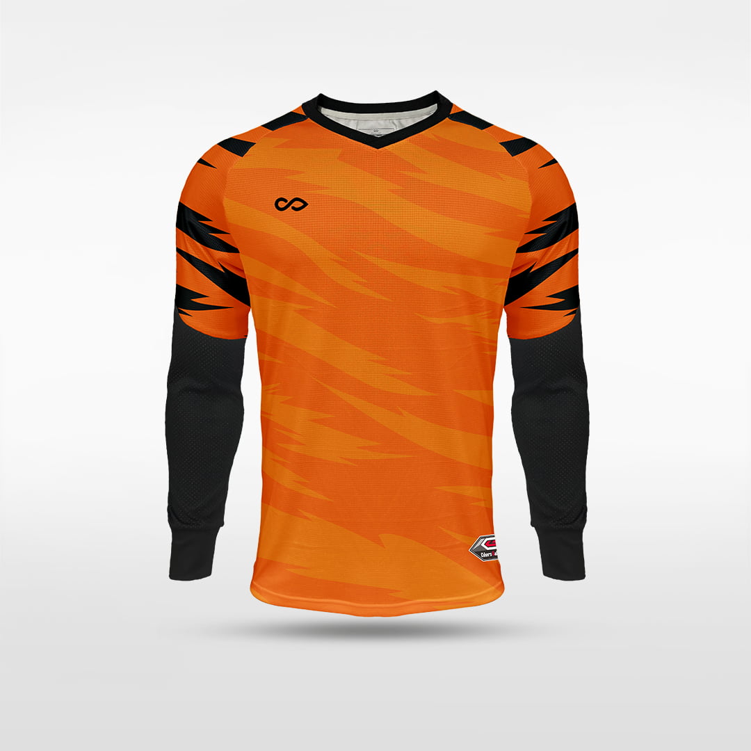Kid Long Sleeve Goalkeeper Jersey Tigrora - AS222ATLS8 orange