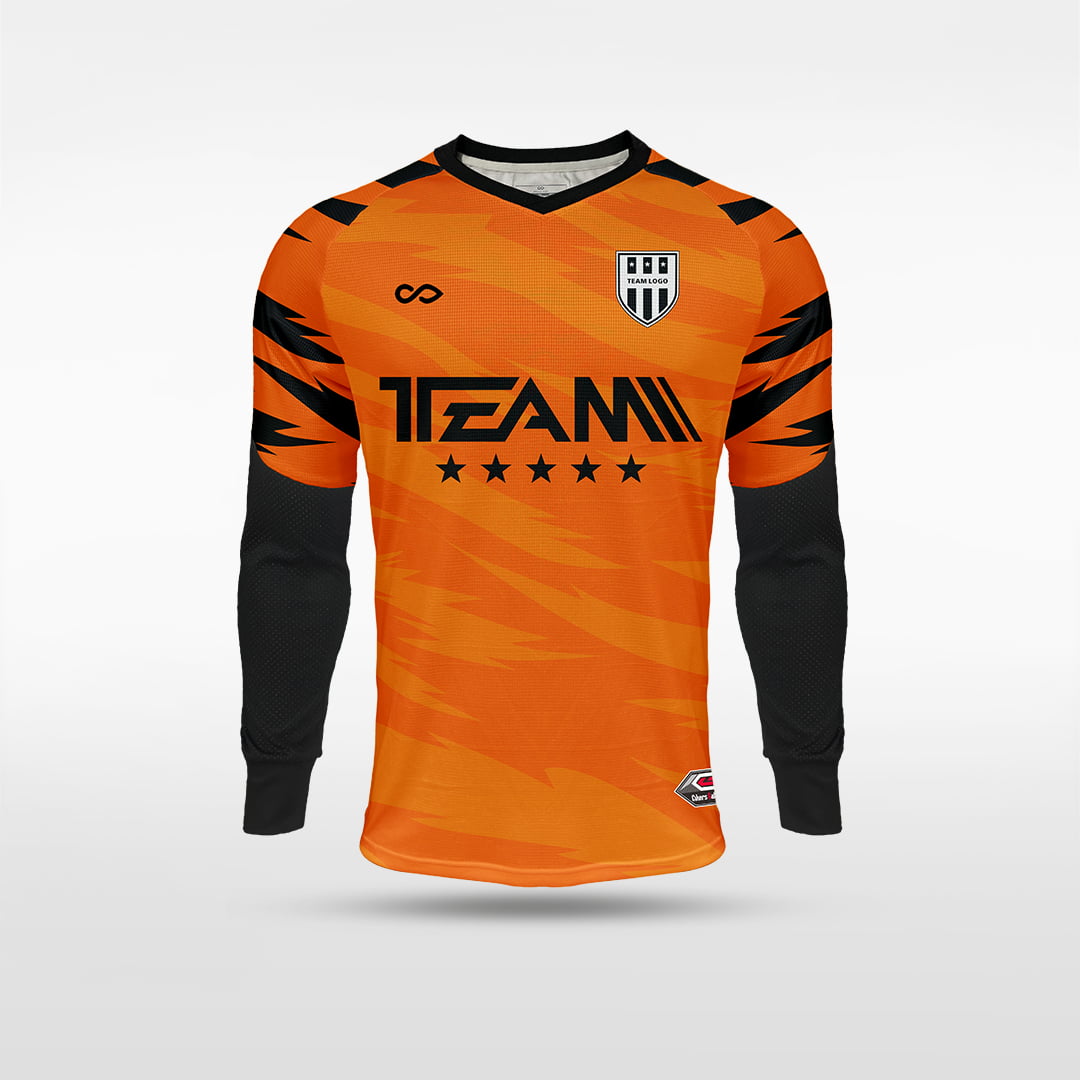Kid Long Sleeve Goalkeeper Jersey Tigrora - AS222ATLS8 orange
