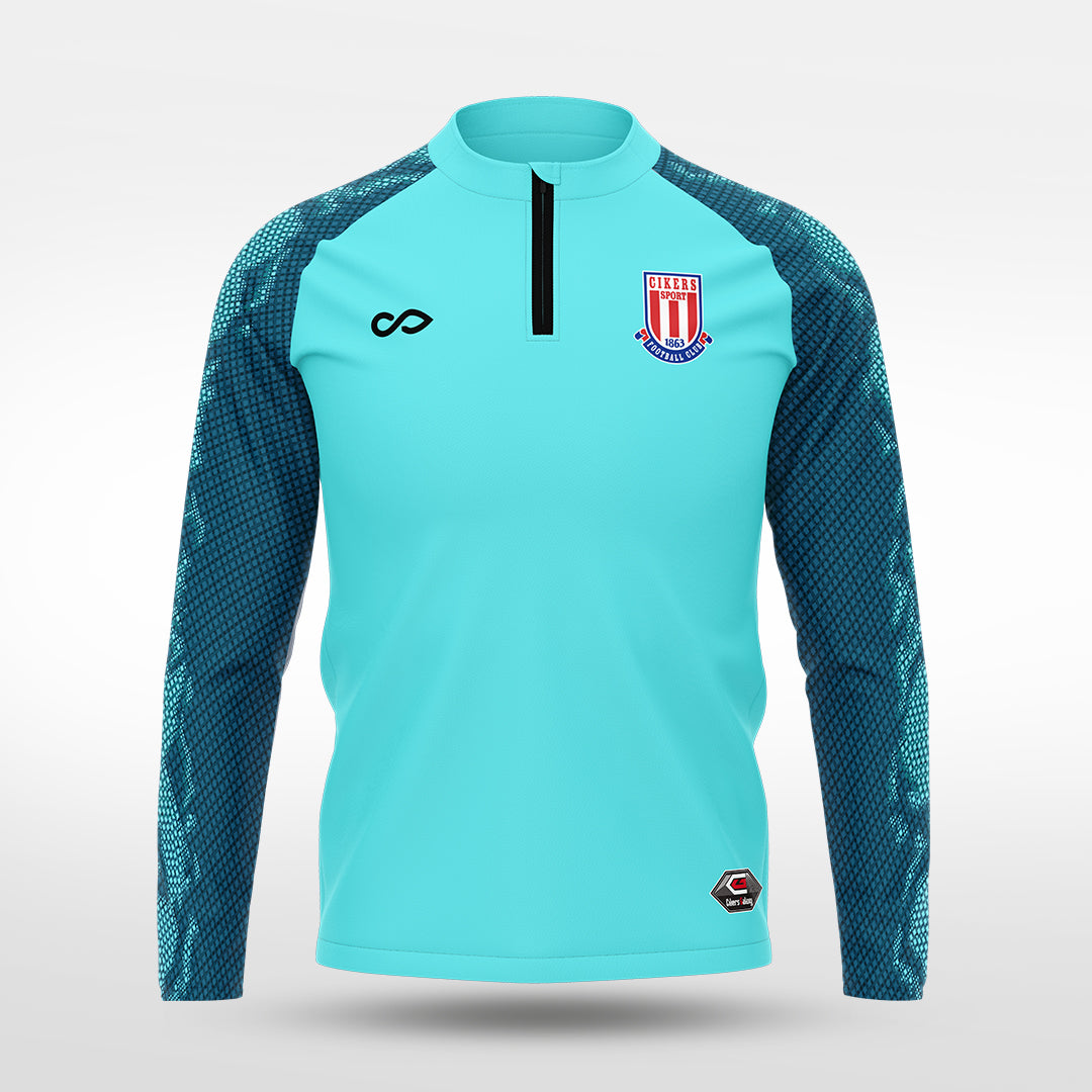 1/4 Half Zip Vanta Series Noctra - AS233AAVG3 mediumspringgreen