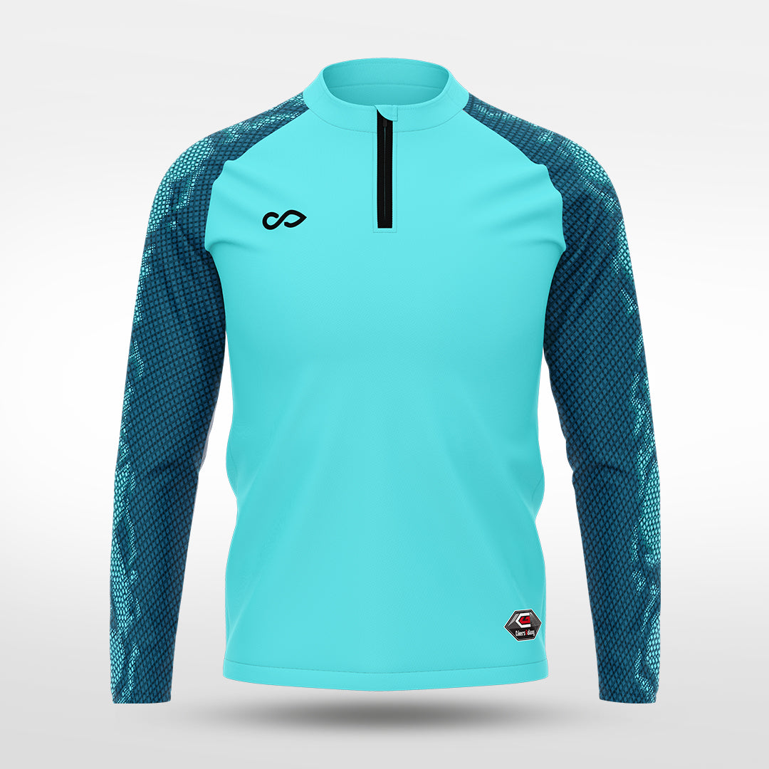 1/4 Half Zip Vanta Series Noctra - AS233AAVG3 mediumspringgreen