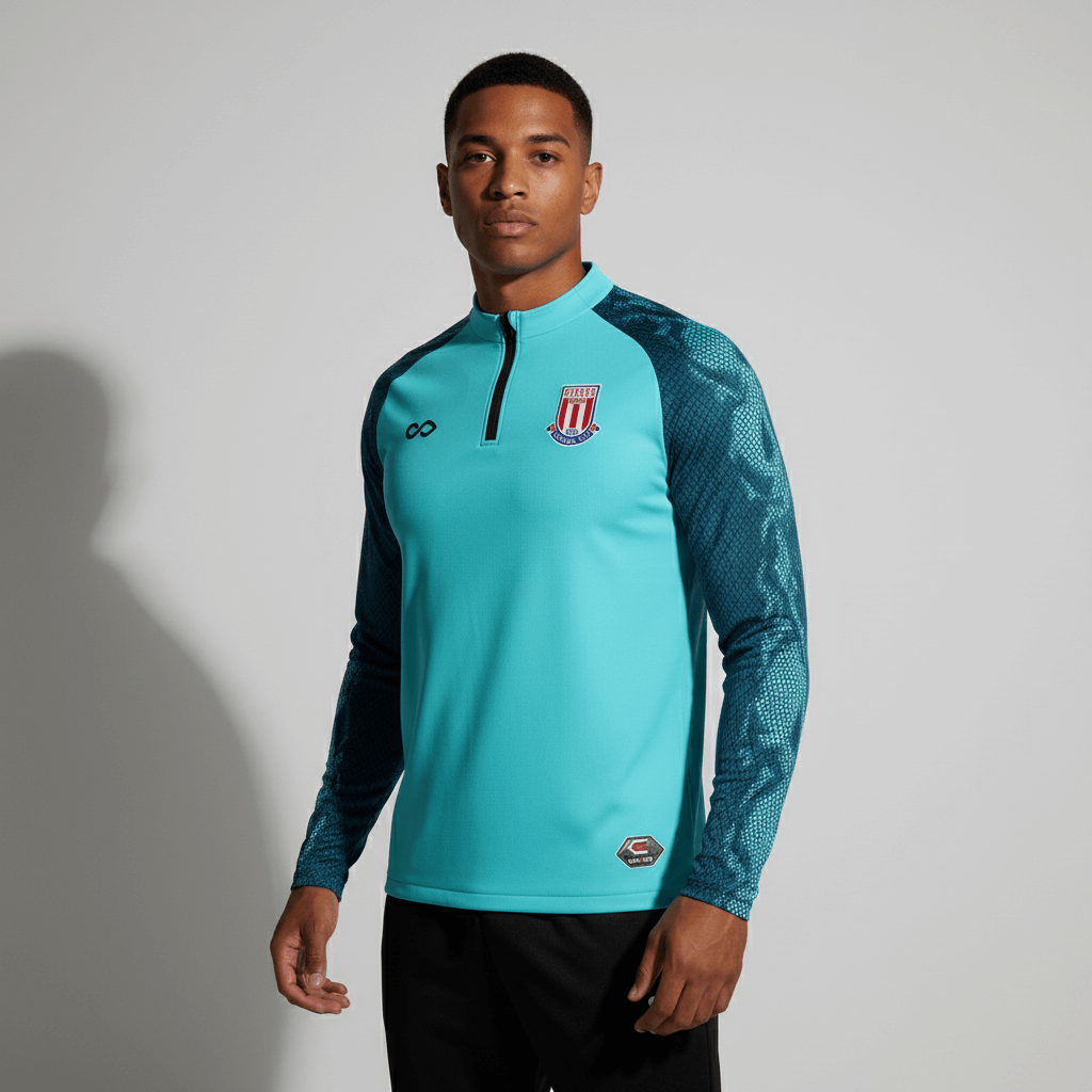 1/4 Half Zip Vanta Series Noctra - AS233AAVG3 mediumspringgreen