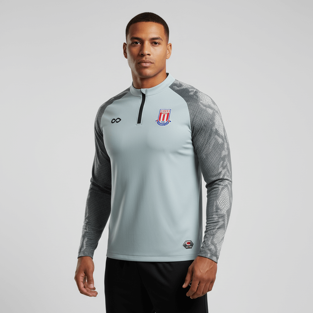 1/4 Half Zip Vanta Series Noctra - AS233AAVG3 silver