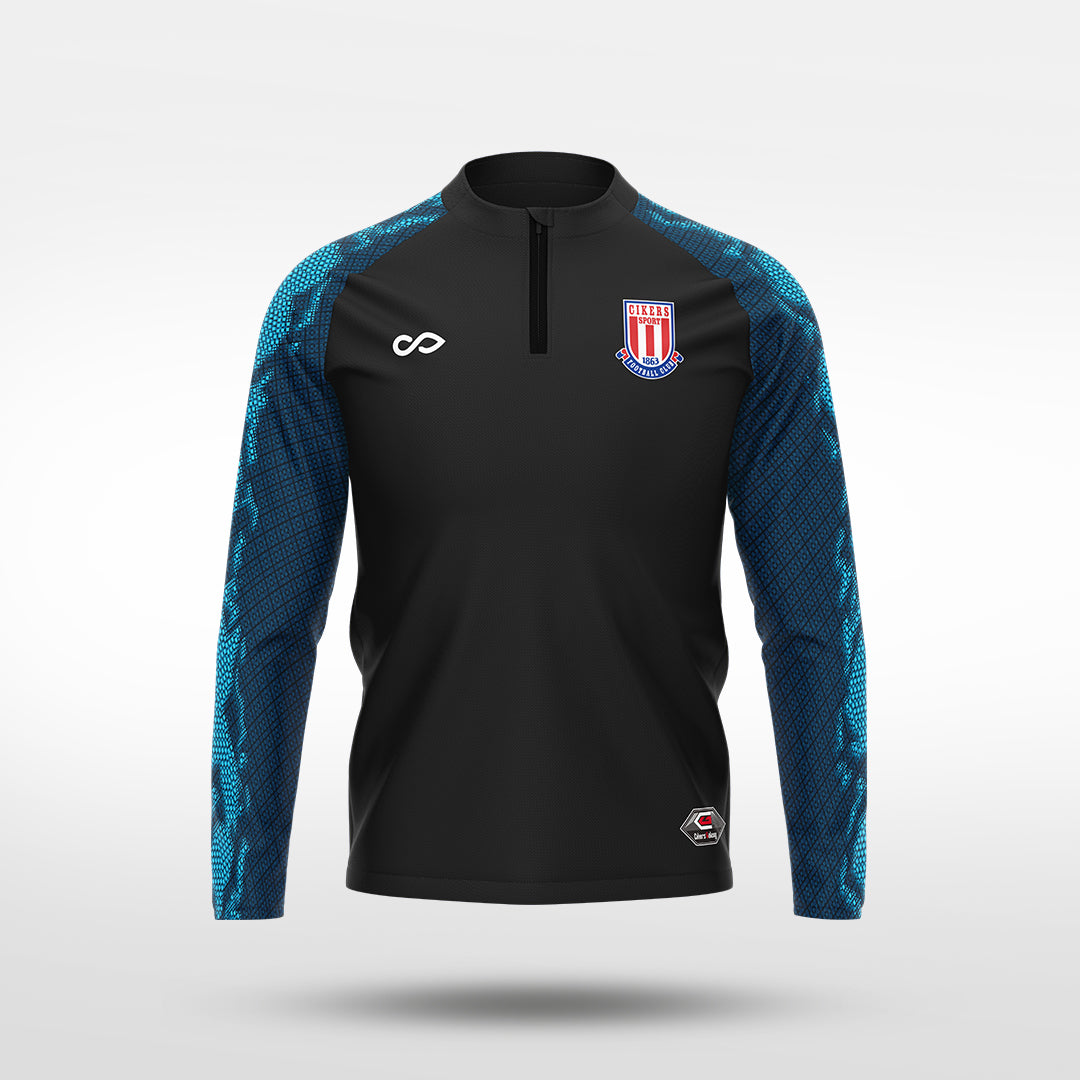 kid 1/4 Half Zip Vanta Series Noctra - AS233AAVG8 black