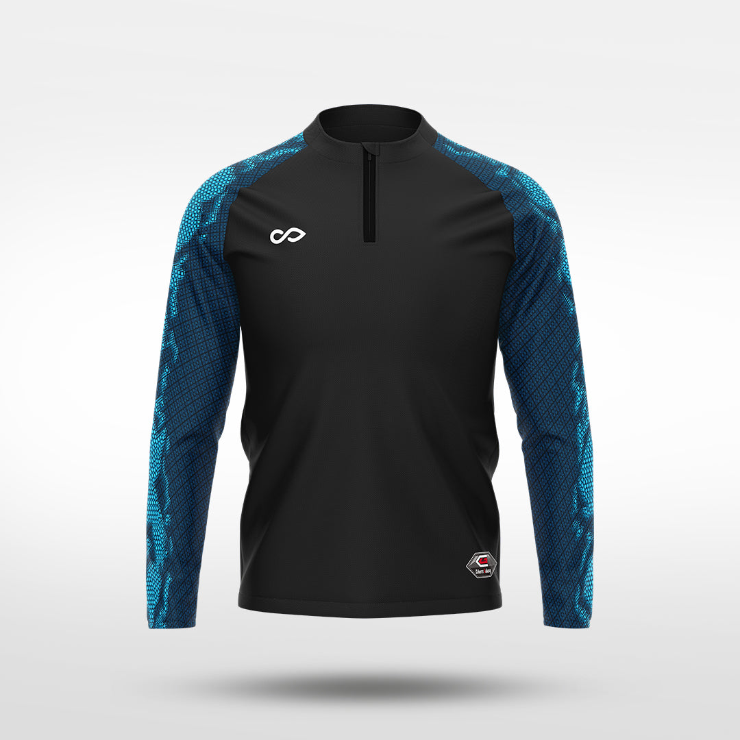 kid 1/4 Half Zip Vanta Series Noctra - AS233AAVG8 black