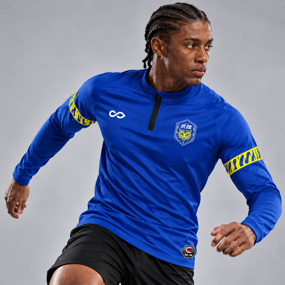1/4 Half Zip Vanta PU Series Torgar - AS233XFHP3 blue