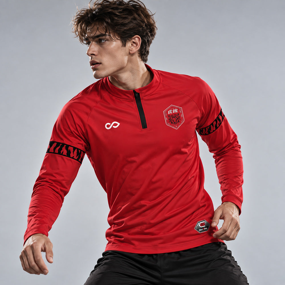 1/4 Half Zip Vanta PU Series Torgar - AS233XFHP3 red