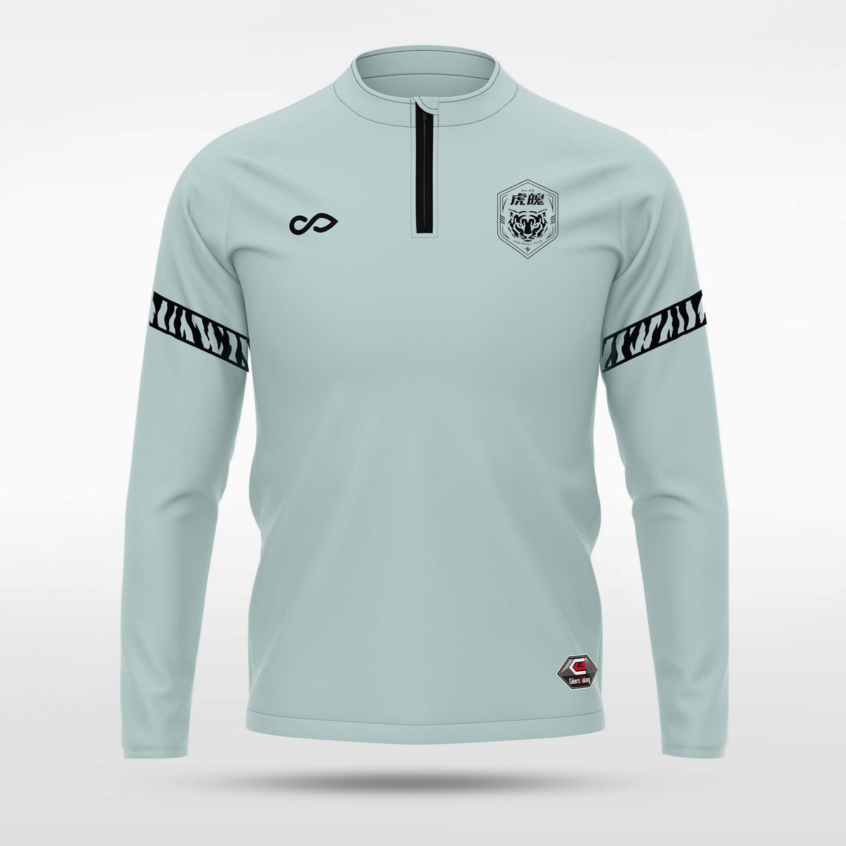 1/4 Half Zip Vanta PU Series Torgar - AS233XFHP3 silver