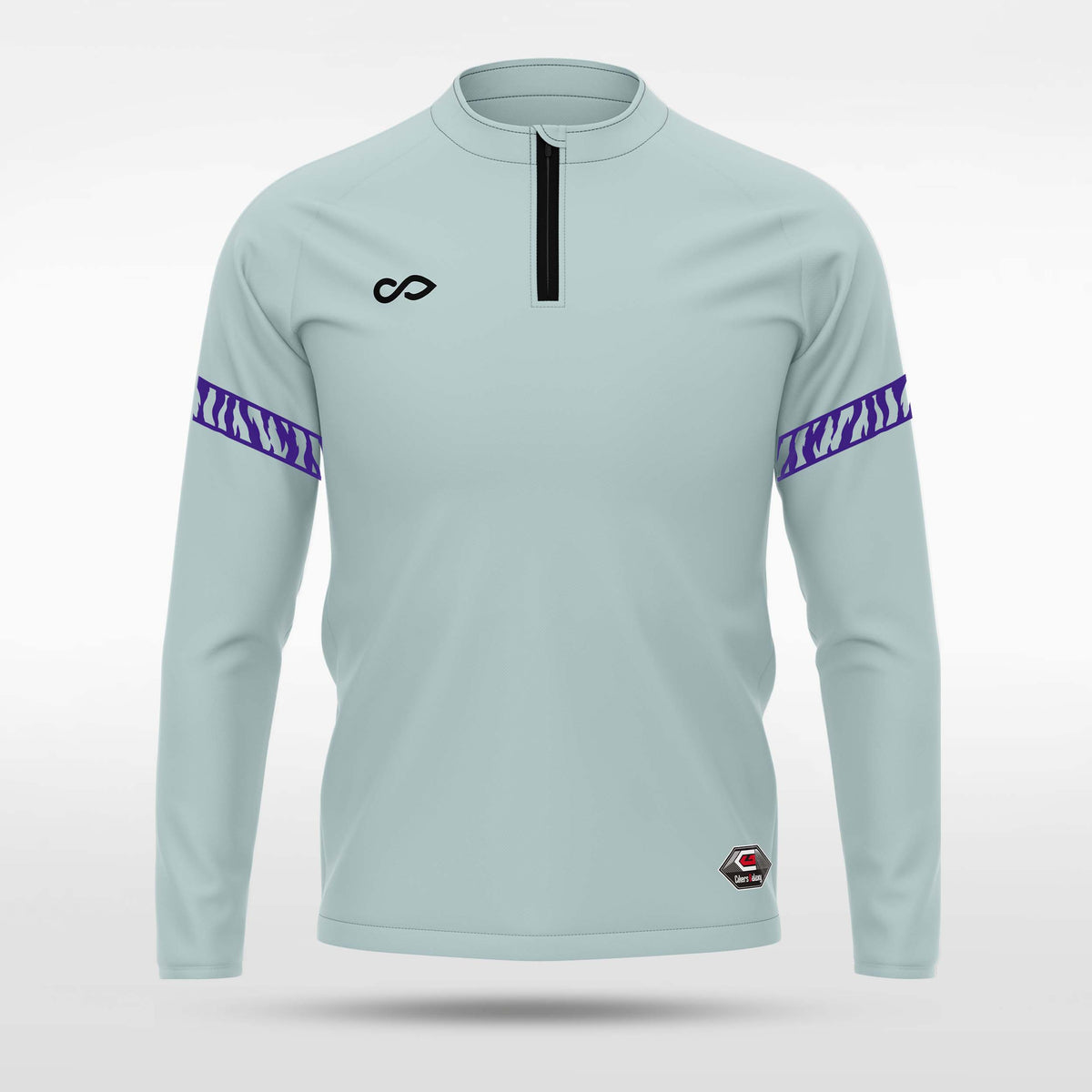 1/4 Half Zip Vanta PU Series Torgar - AS233XFHP3 silver