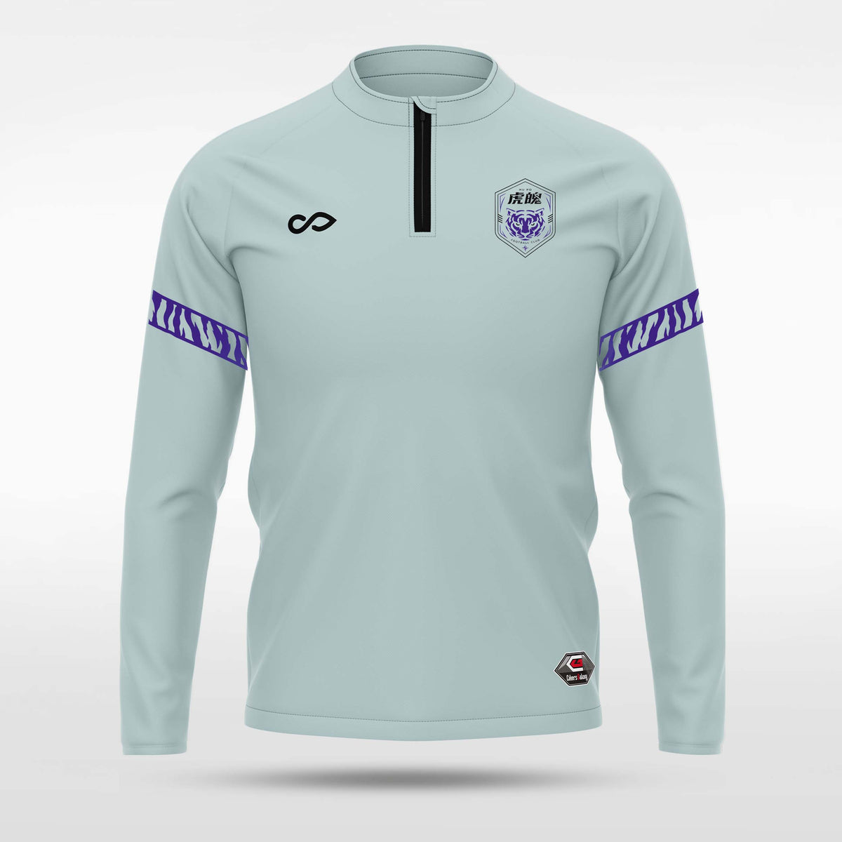 kid 1/4 Half Zip Vanta PU Series Torgar - AS233XFHP8 gray