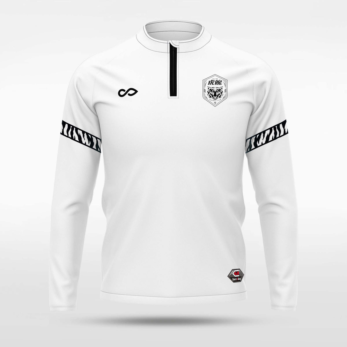 kid 1/4 Half Zip Vanta PU Series Torgar - AS233XFHP8 white