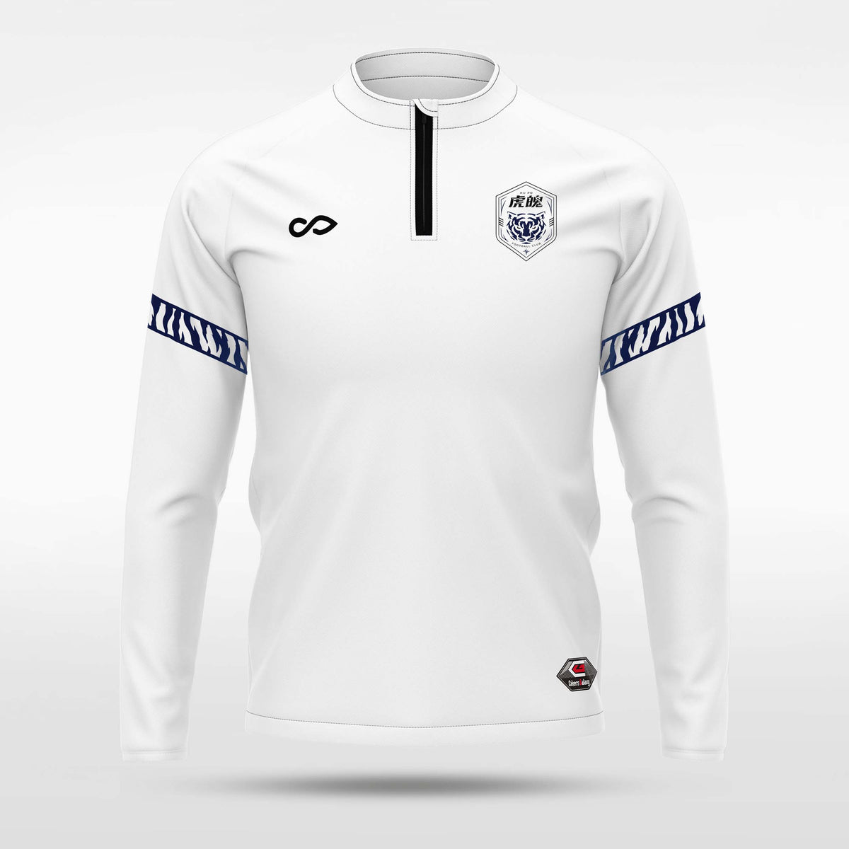kid 1/4 Half Zip Vanta PU Series Torgar - AS233XFHP8 white