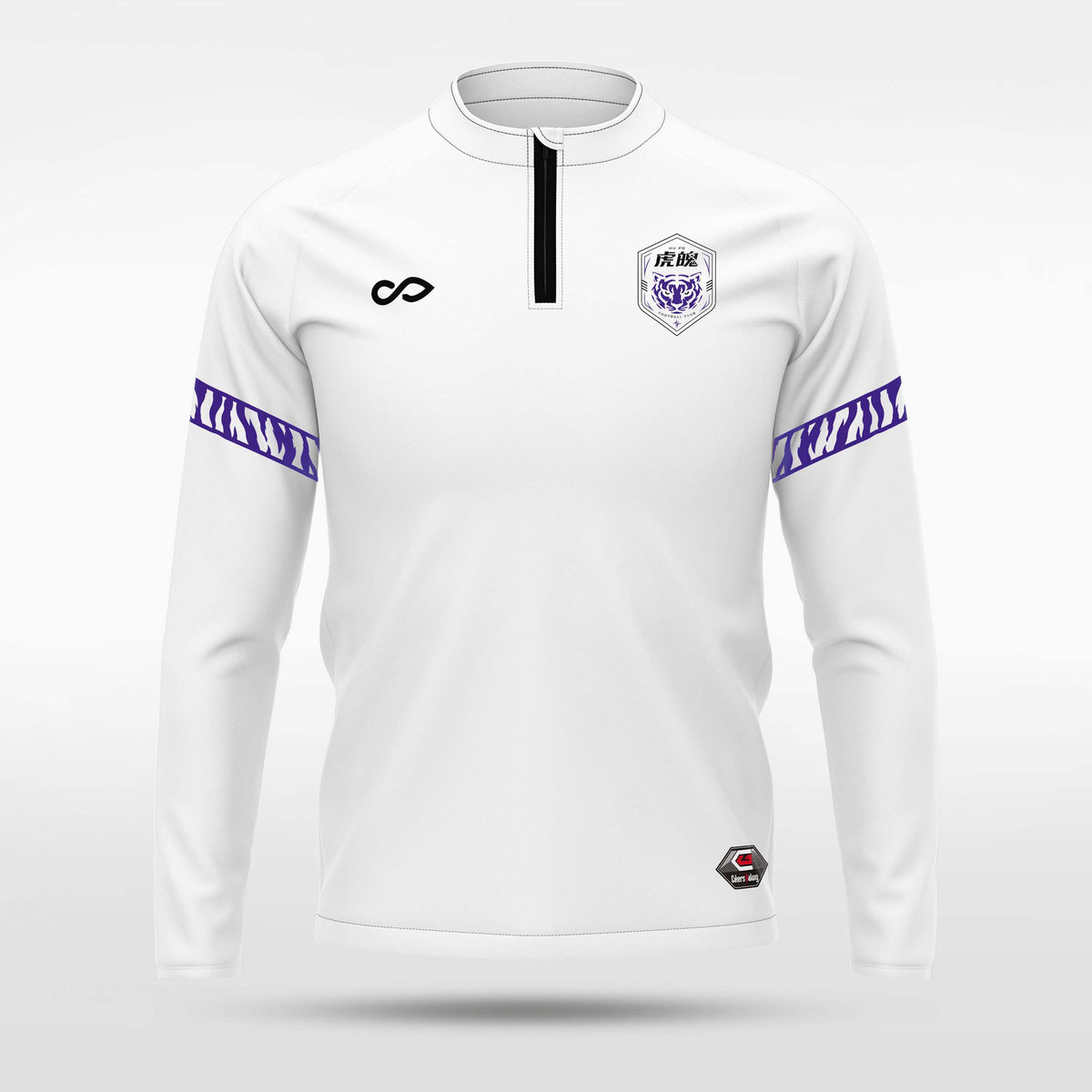 kid 1/4 Half Zip Vanta PU Series Torgar - AS233XFHP8 white